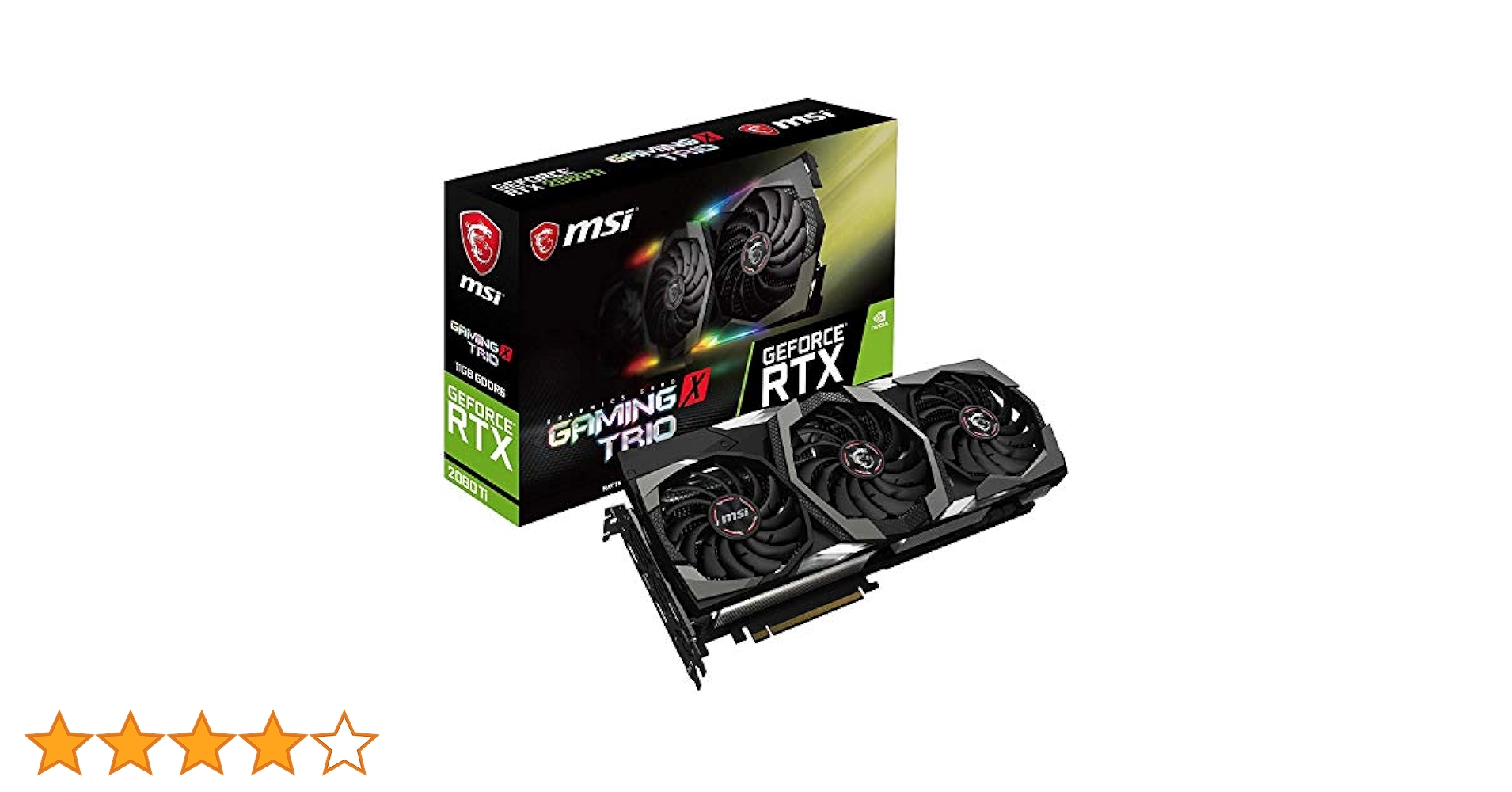 グラフィックボード・グラボ・ビデオカード MSI GeForce RTX2080 GeForce RTX 2080 GAMING X TRIO | MSI グラフィックボード